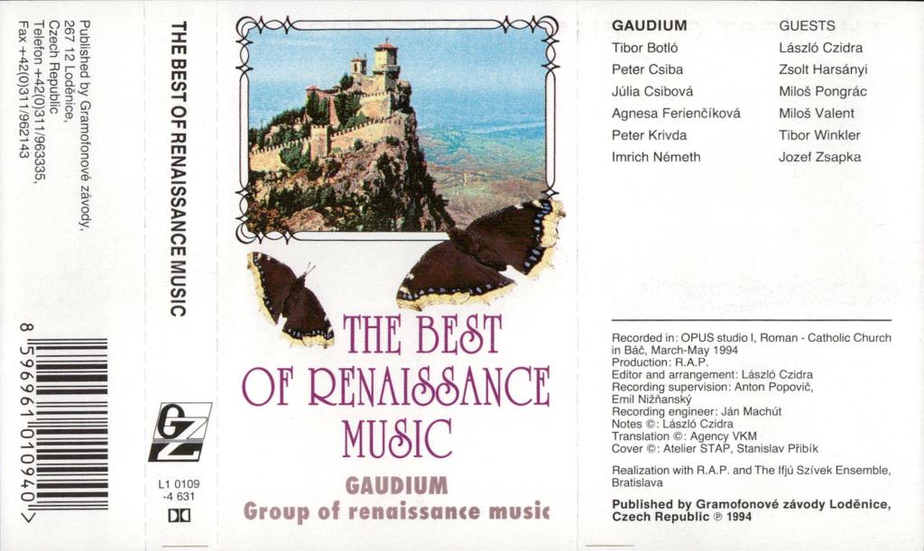 The best of renaissance music; 