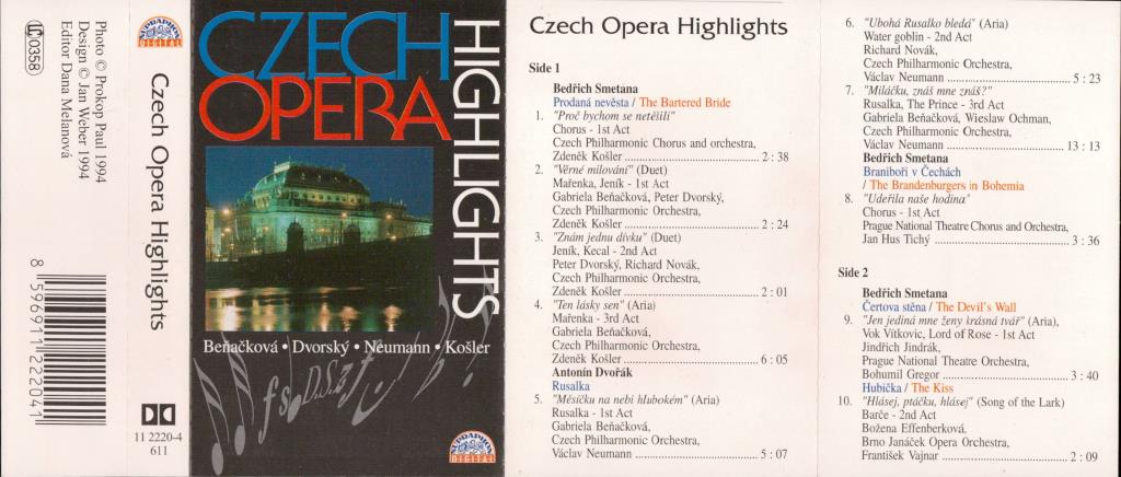 Czech Opera Highlights; 