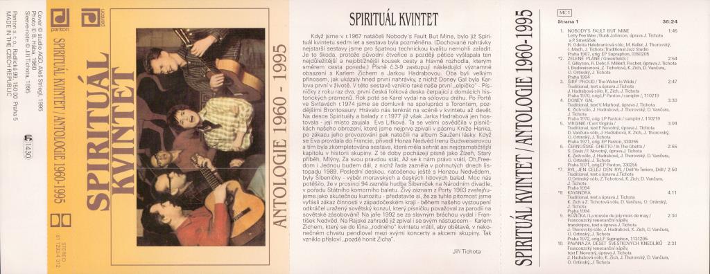 Spirituální kvintet/ Antologie 1960-1995; 