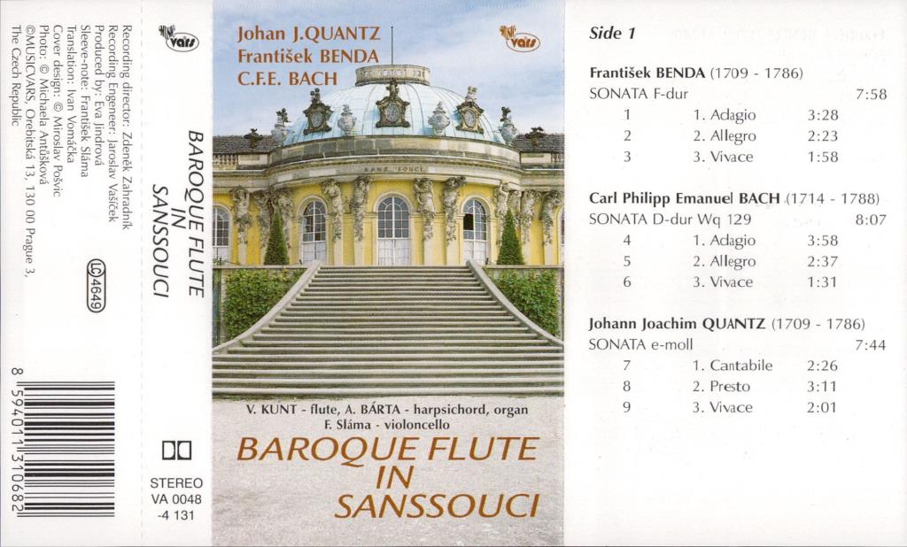 Baroque flute in Sanssouci; 