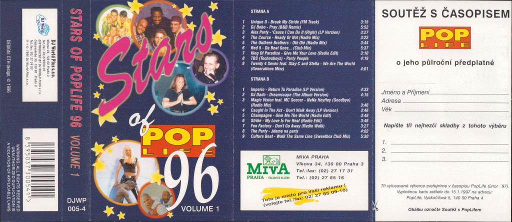Stars of Pop life 96; 
