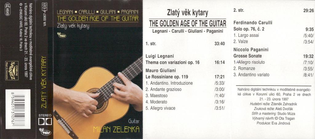 The golden age of the guitar - Zlatý věk kytary; 
