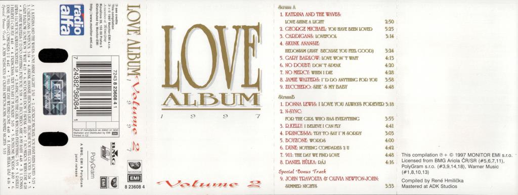Love album 1997 - Volume 2; 