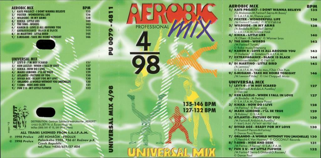 Aerobic mix 4/98; 