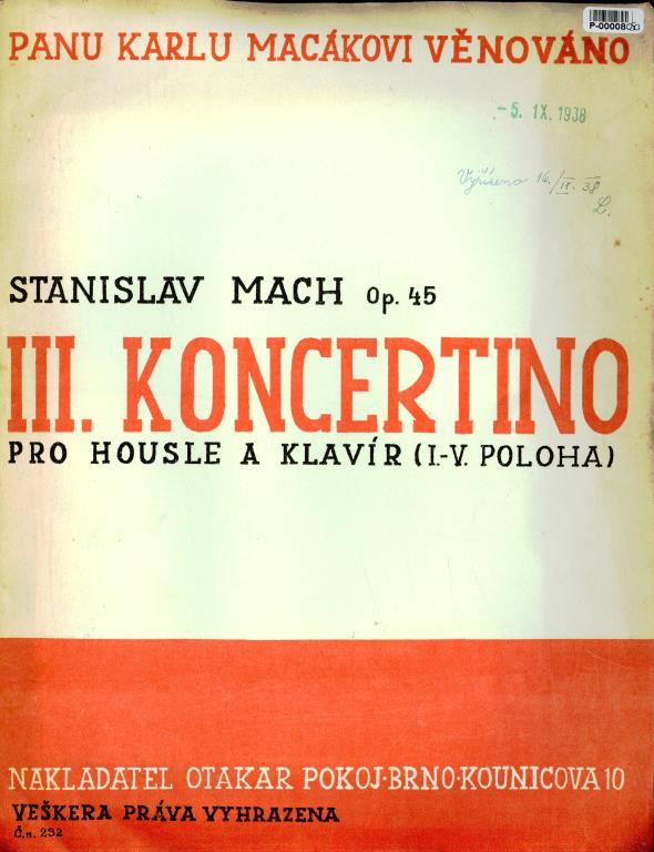 lll. Koncertino