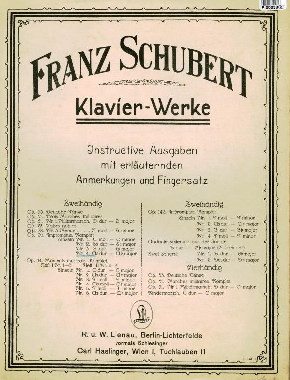 Klavier-Werke