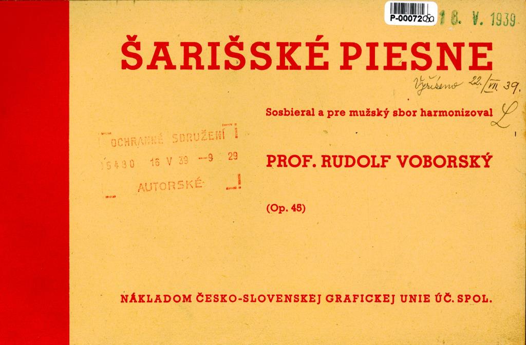 Šarišské piesne