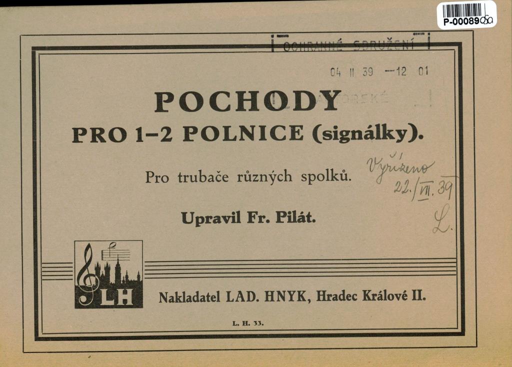 Pochody pro 1-2 polnice