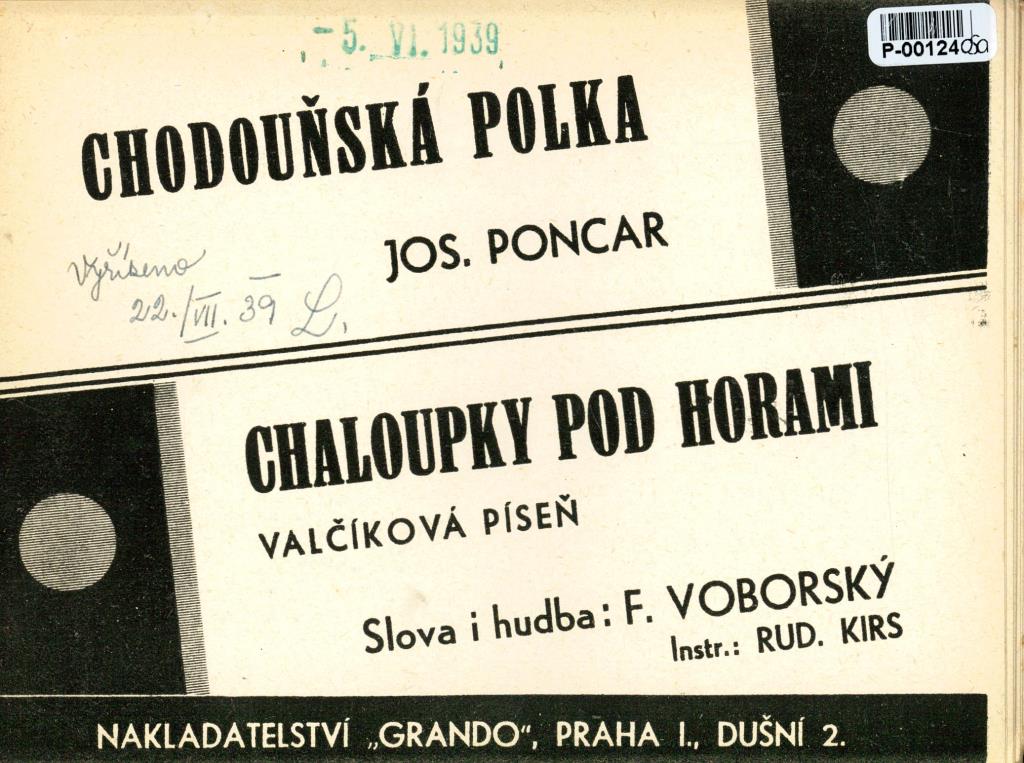 Chodouňská polka, Chaloupky pod horami