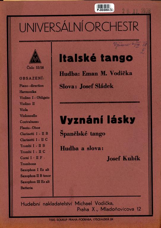 Universální orchestr 53/58