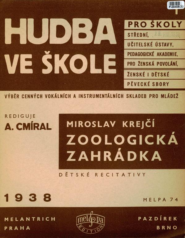 Hudba ve škole - Zoologická zahrádka