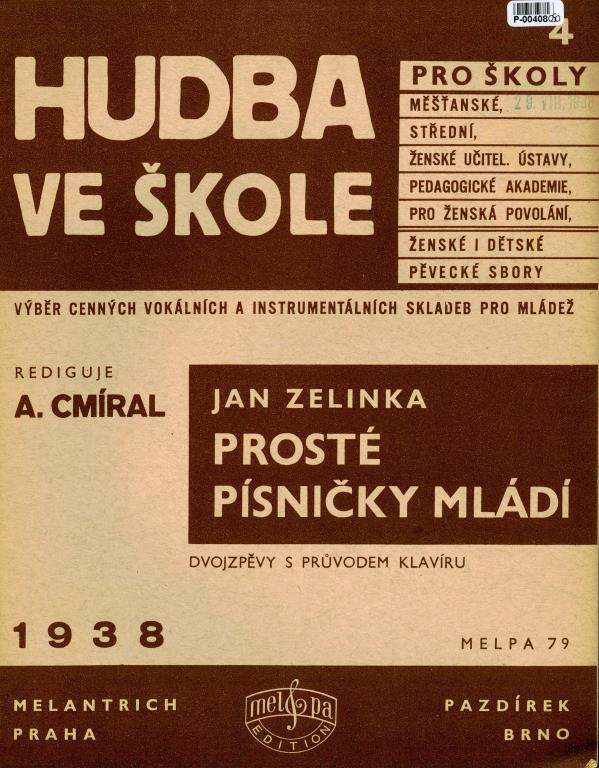 Hudba ve škole - Prostí písničky mládí