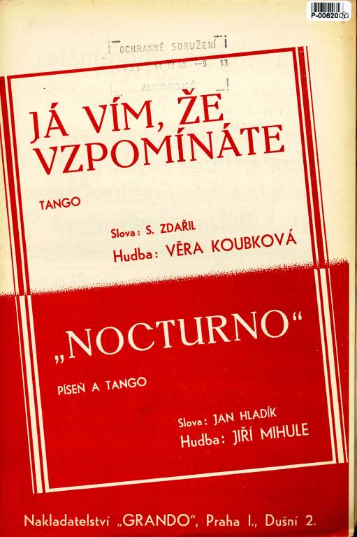 Já vím, že vzpomínáte, Nocturno