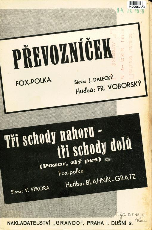 Převozníček, Tři schody nahoru-tři schody dolů