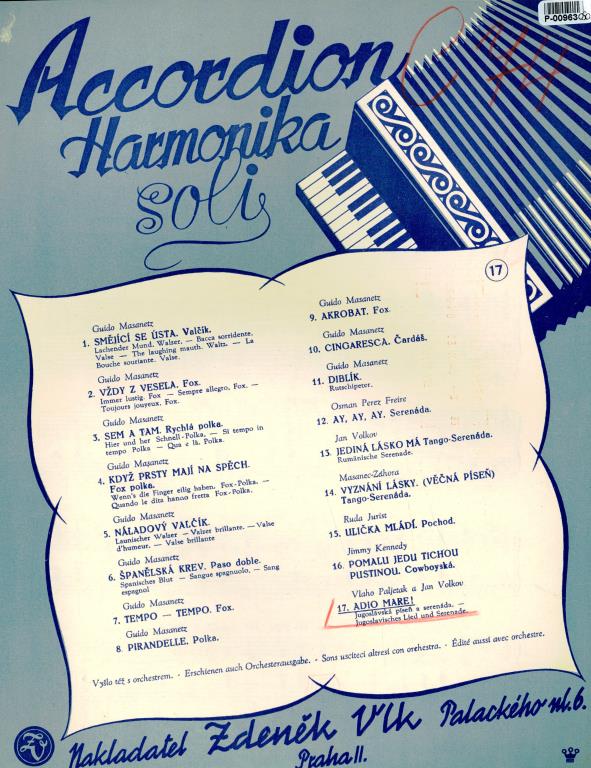 Accordion harmonika soli