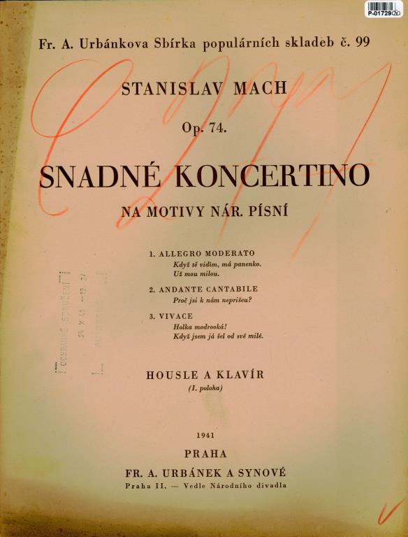 Snadné koncertino