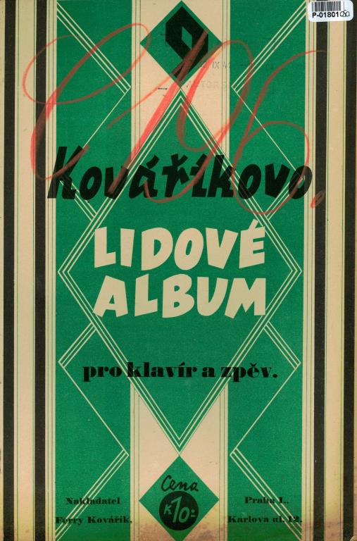 Kovaříkovo lidové album pro klavír a zpěv