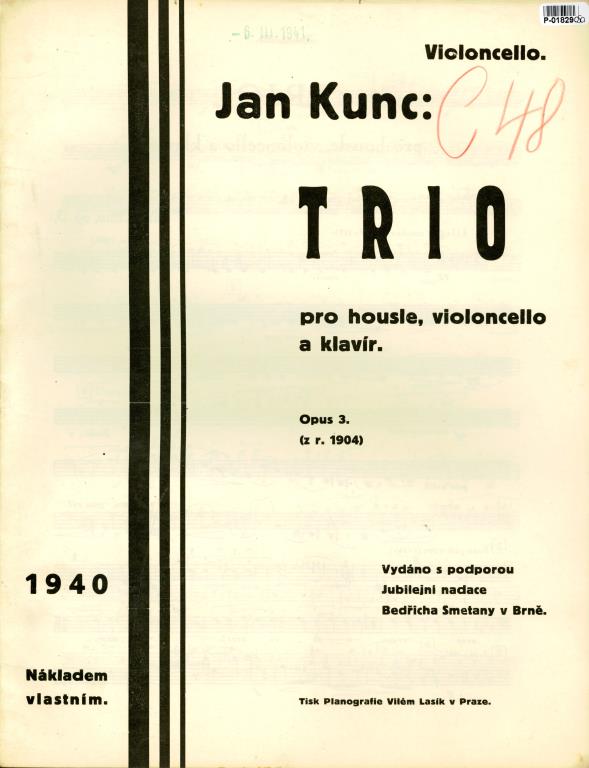 Trio pro housle, violoncello a klavír