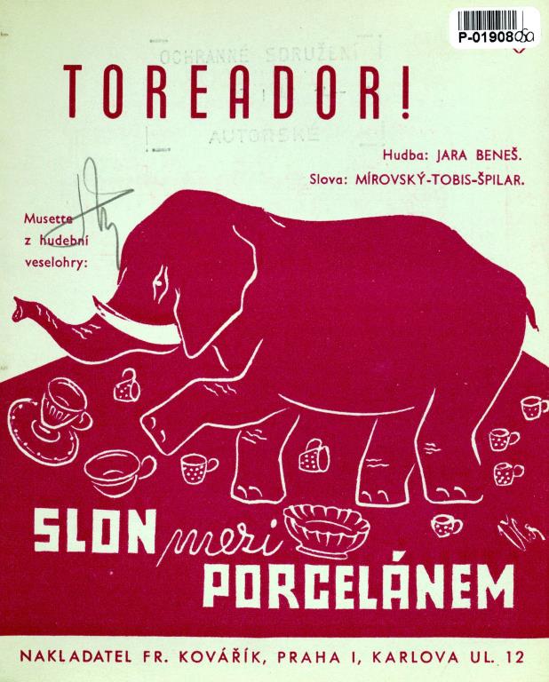 Slon mezi porcelánem - Toreador !