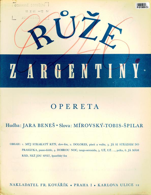 Růže z Argentiny - Opereta