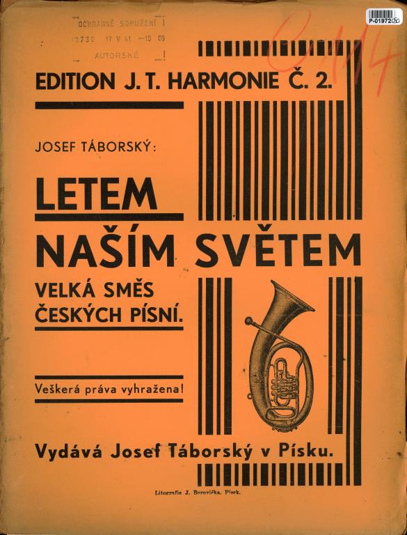 Edition J. T. Harmonie č. 2. - Letem naším světem