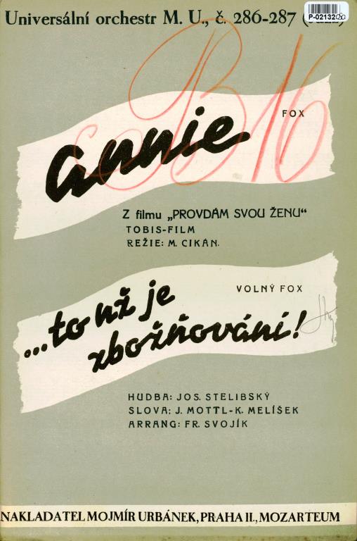Universální orchestr M. U. č. 286 - 287 - Annie, ...to už je zbožňování