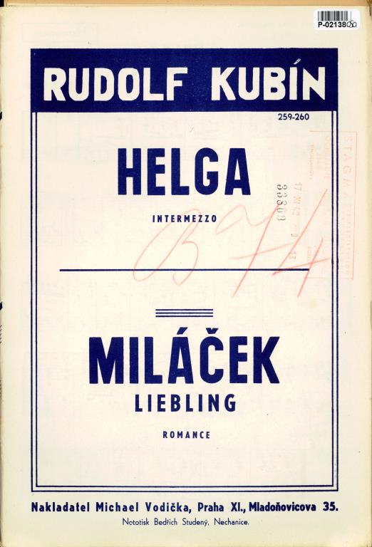 Helga, Miláček