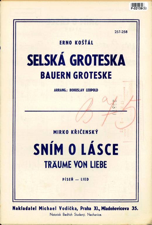 Selská groteska, Sním o lásce