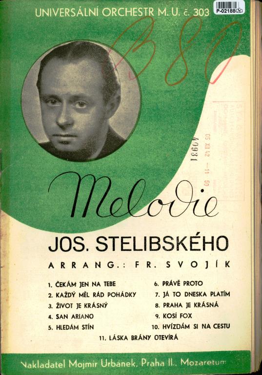 Universální orchestr M. U. č. 303 - Melodie Jos. Stelibského