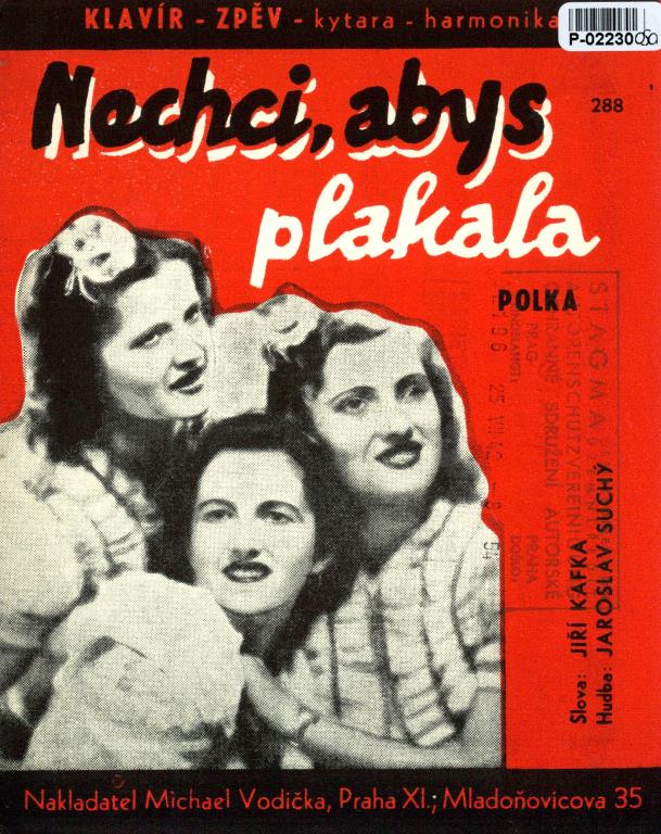 Klavír - Zpěv - kytara - harmonika 288 - Nechci, abys plakala