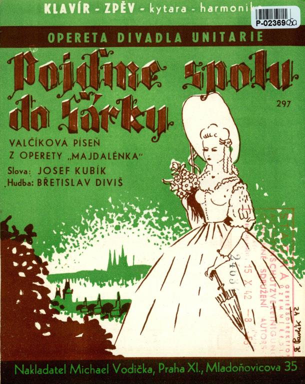 Klavír - Zpěv - kytara - harmonika 297 - Pojďme spolu do Šárky