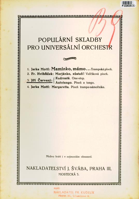 Populární skaldby pro universální orchestr