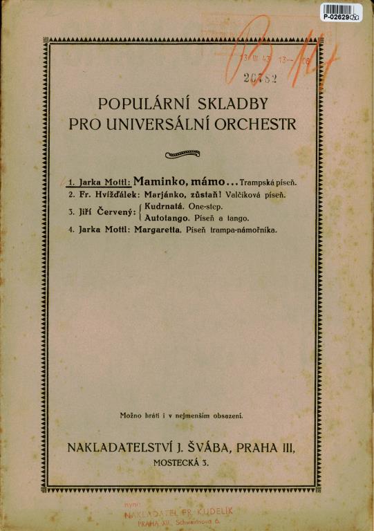 Populární skaldby pro universální orchestr