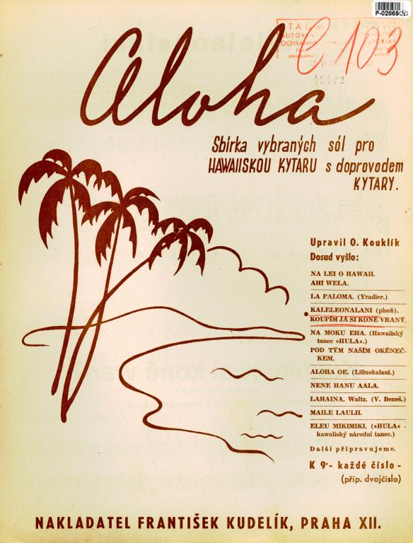 Aloha - Sbírka vybraných sól pro Hawaiiskou kytaru
