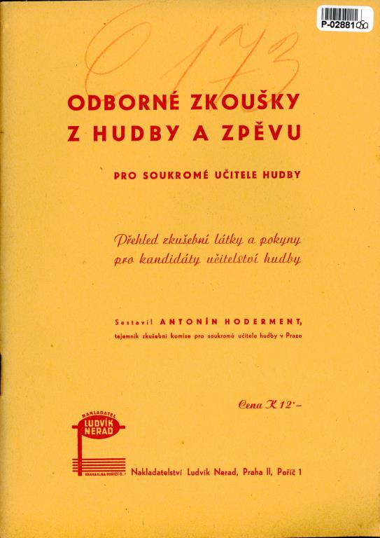 Odborné zkoušky z hudby a zpěvu