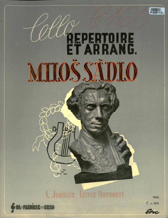 Cello repertoire et arrang. Miloš Sádlo - Lístek Odvanutý
