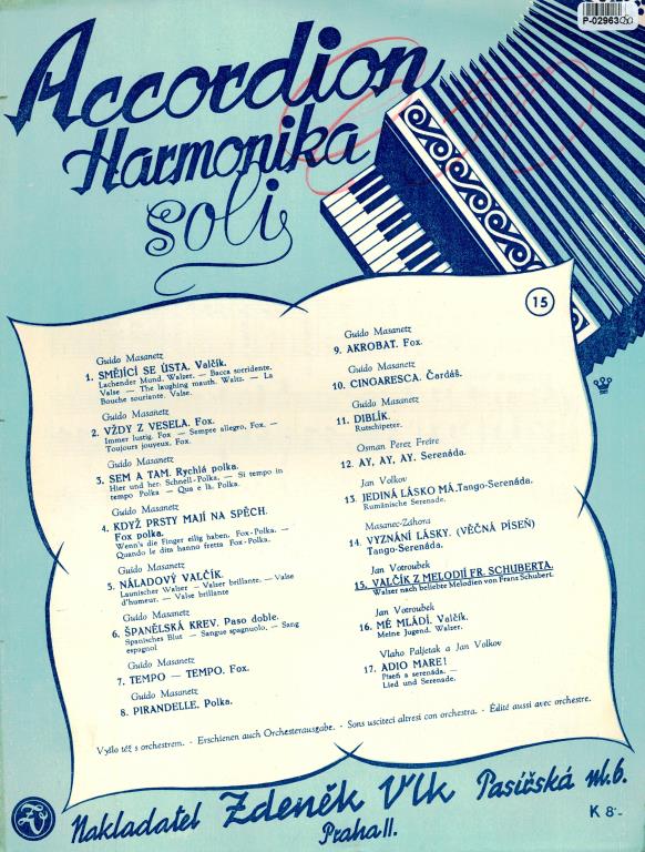 Accordion Harmonika soli 15
