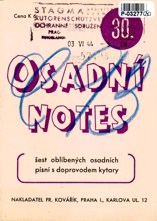 Osadní notes 30