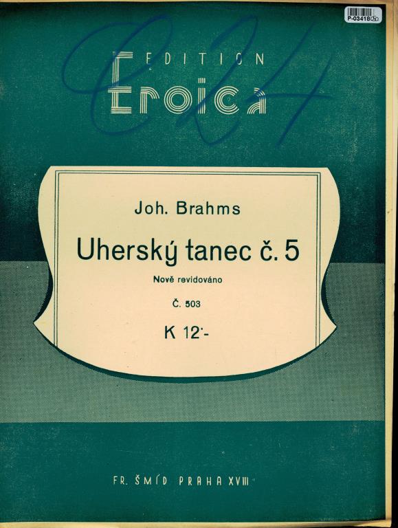 Edition Eroica - Uherský tanec č. 5
