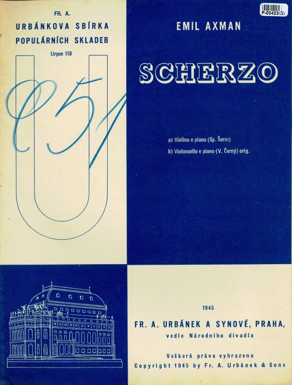 Urbánkova sbírka populárních skladeb - Scherzo