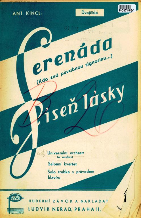 Serenáda, Píseň lásky