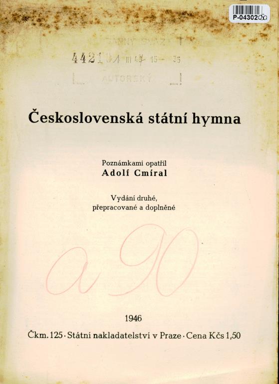 Československá státní hymna