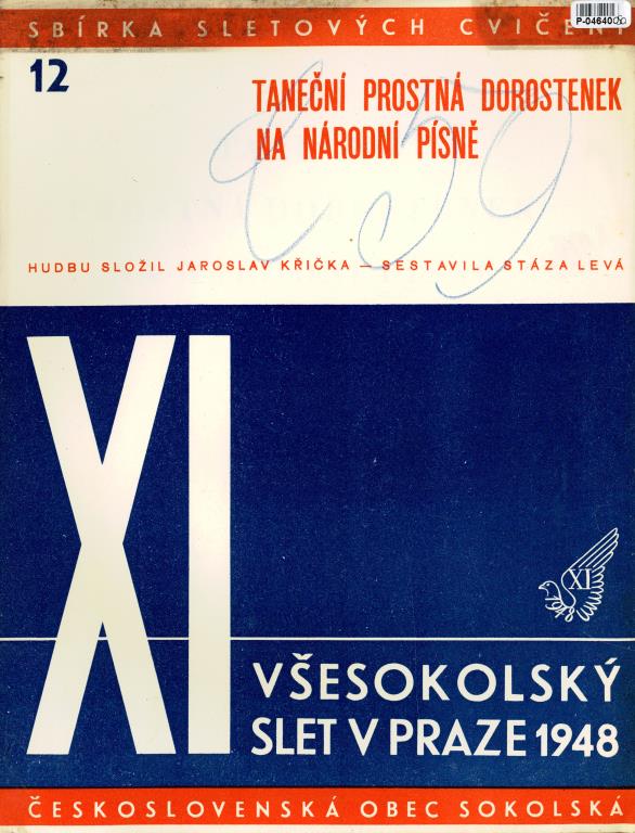 Sbírka sletových cvičení 12 - Taneční prostná dorostenek na národní písně