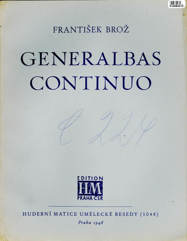 Generalbas continuo