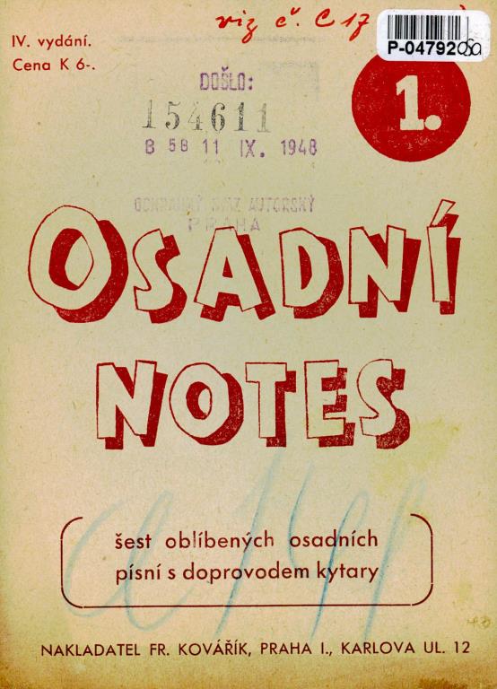 Osadní notes 1.