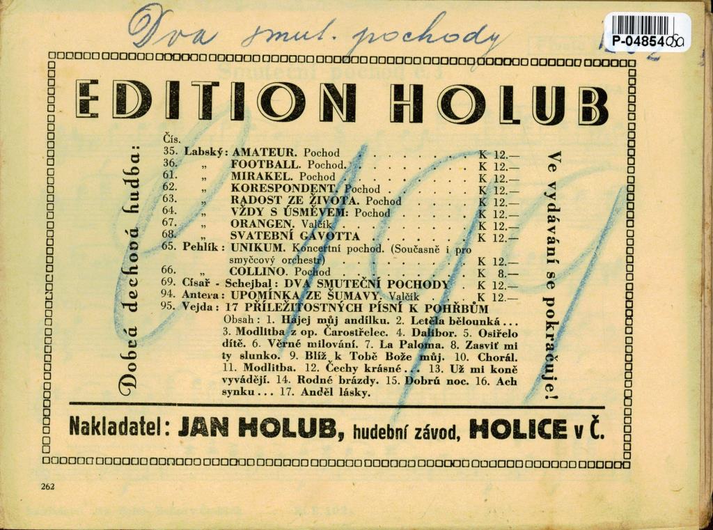 Edition Holub