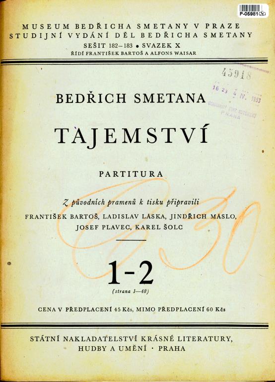 Tajemství 1-2