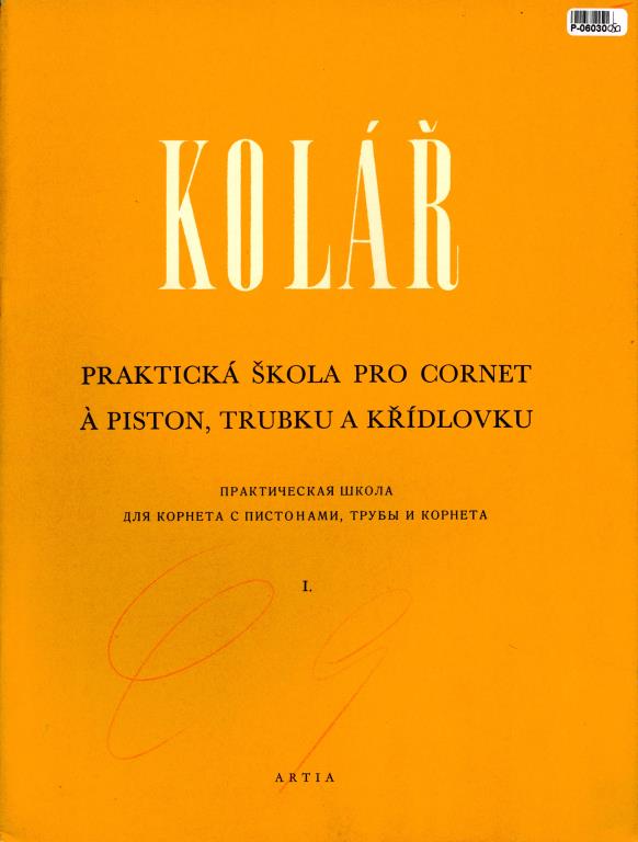 Praktická škola pro cornet a pistons, trubku a křídlovku