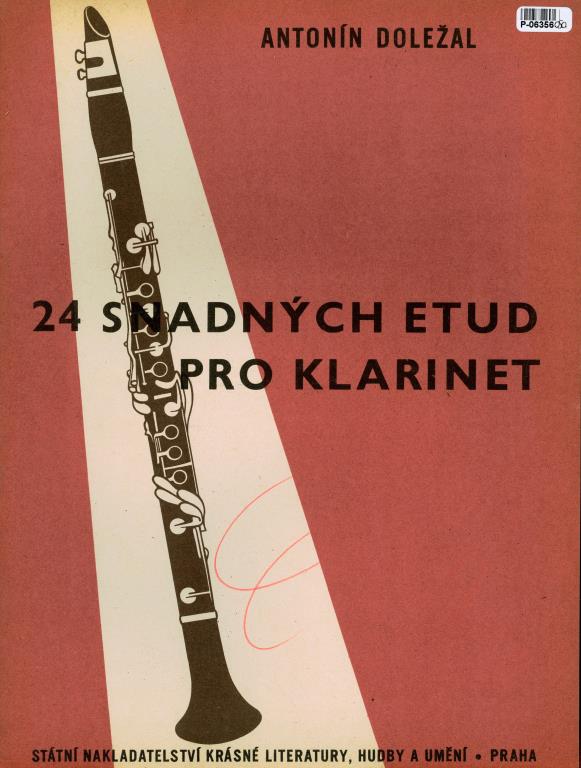 24 snadných etud pro klarinet