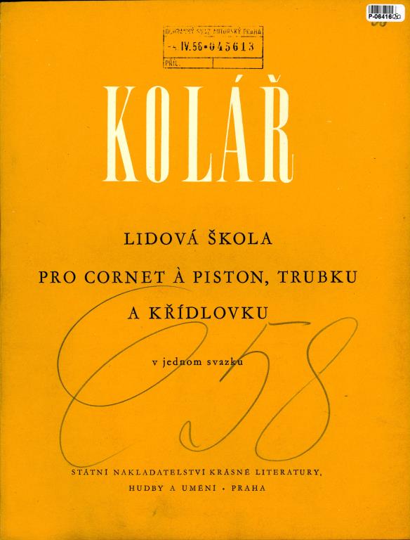 Lidová škola pro conet á piston, trubku a křídlovku